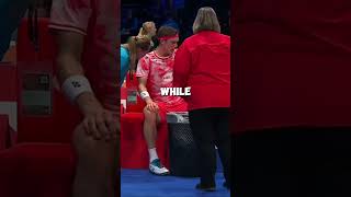 Viktor Axelsen Threw Up On Court badminton viktoraxelsen sports shorts [upl. by Eah]