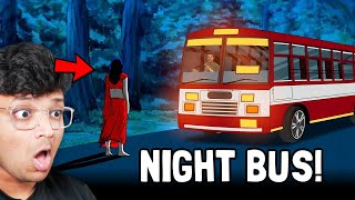 Working NIGHT SHIFT in this HAUNTED BUS 😱 FULL GAME [upl. by Eboh28]