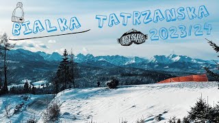 Białka Tatrzańska 202324  Poland  snowboard ski Kotelnica Białczańska [upl. by Buderus]