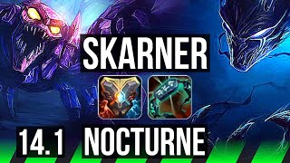 SKARNER vs NOCTURNE JNG  8010 600 games Legendary  BR Master  141 [upl. by Mita]