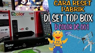 cara setting ulang set top box dcolor•cara reset pabrik set top box•cara reset pabrik stb tv digital [upl. by Acilef]