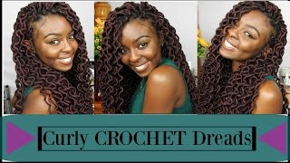 Curly Crochet Faux Locks Tutorial  Quick and Easy [upl. by Ng]