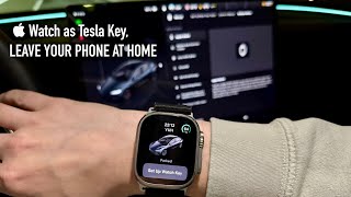 Apple Watch as a Tesla Key TESTED – Holiday Update 20242025 [upl. by Euginimod]