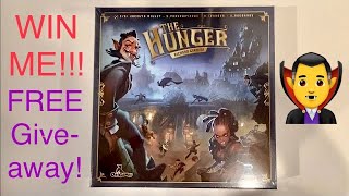 FREE GIVEAWAY The Hunger Board Game 2021 Richard Garfield  New and Sealed [upl. by Nirel722]