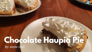 Hawaiian Chocolate Haupia Pie Recipe  Hawaiian Coconut Pudding [upl. by Chan]