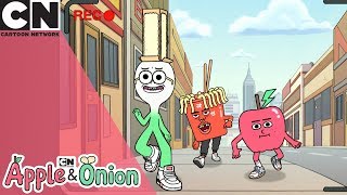 Apple amp Onion  Lil Noodles Music Video  Cartoon Network UK 🇬🇧 [upl. by Aitam]