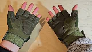 Tactical Hard Knuckle Half fingerless Gloves [upl. by Natascha]