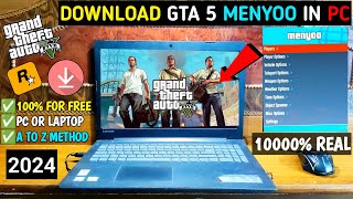 How to Install MENYOO TRAINER in GTA 5 LATEST VERSION 2024  GTA 5 Mods 2024 [upl. by Nyltak]