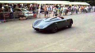 Alfa Romeo historic 6C 2300 Aerodinamica Spider Racing car at Goodwood 2010 [upl. by Ylecic]