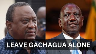 Uhuru Kenyatta responds to Gachaguas impeachment with a message for Ruto [upl. by Serena]