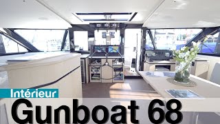 Gunboat 68 visite intérieure [upl. by Haelahk]