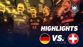 EHF EURO QUALIFIERS 🇩🇪🇨🇭  Highlights [upl. by Naryk]