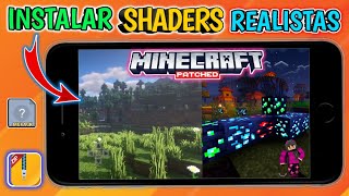 como INSTALAR SHADERS en MINECRAFT PE 121 minecraft PATCHED para Android SHADERS [upl. by Jago378]