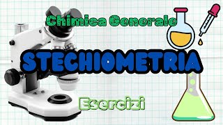 STECHIOMETRIA  ESERCIZI [upl. by Morice]