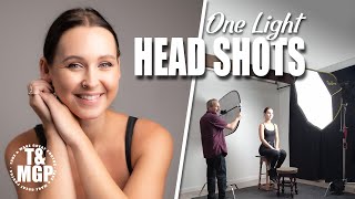 Easy One Light Headshots  Take and Make Great Photography with Gavin Hoey [upl. by Eelrahc]