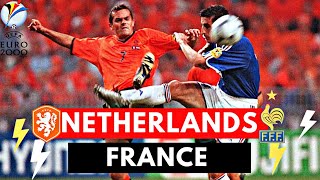 Netherlands vs France 32 All Goals amp Highlights  UEFA EURO 2000 [upl. by Adnilab441]