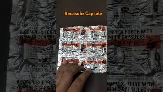 Becosules Capsules Uses in Hindi medicineknowledge shorts [upl. by Aivuy]