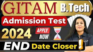 💥GAT Exam 2024 Full Details🤩GITAM Engineering Entrance Examination📢 BTech2024 GAT2024 GITAM [upl. by Maribeth]