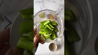 Easy Creamy Green Smoothie Recipe 💚 [upl. by Yarod]