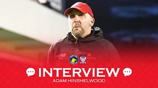 💬 Post Match Interview  Adam Hinshelwood  Solihull Moors [upl. by Dranek952]