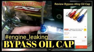 Review Yamaha Y110 Y125ZR LC135 Honda EX5 Dream Wave Universal Racing Bypass Alloy Oil Cap Breather [upl. by Ianej382]