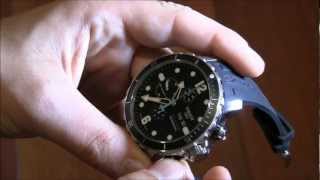 Tissot SeaStar 1000 Chronograph Valjoux Watch Review [upl. by Madelon]