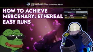 Risk of Rain 2 How to Achieve EASY Mercenary Ethereal Challenge Runs [upl. by Peta]