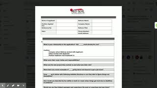 Reference Check Forms  Google Drive [upl. by Nylrats828]