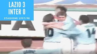 22 febbraio 1998 Lazio Inter 3 0 [upl. by Willem]