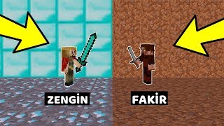 ZENGÄ°N VS FAKÄ°R 258  Fakir Bebek ve Zengin Bebek Kavga Ediyor Minecraft [upl. by Ateinotna]