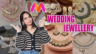 Myntra Jewellery Haul 🩷  Affordable Designer Wedding Jewellery Collection 😱  Veronica Lifestyle [upl. by Blaise401]