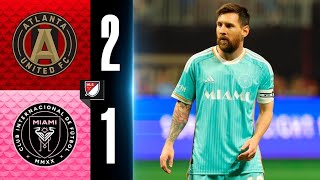 In the MLS playoffs Atlantas late performance surprises Messi and Miami [upl. by Anuahsar]