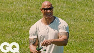 Dwayne Johnson Wrestling with Life amp Trying to Disappear  The GQ Video Cover Story [upl. by Fairbanks400]