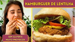 O Hamburguer VEGANO mais fácil e barato da vida Fonte de proteínas de verdade [upl. by Enilkcaj]