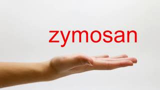 How to Pronounce zymosan  American English [upl. by Morna]