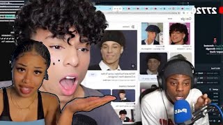 Larray Reacting to Streamers Reacting to ‘Cancelled’ Disstrack  AriRed Reacts [upl. by Anilrahc434]