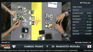 Pro Tour Dragons Maze  Day 2 Round 14 [upl. by Aniger]