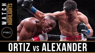 Ortiz vs Alexander HIGHLIGHTS PBC on FOX  February 17 2018 [upl. by Nnyladnarb660]