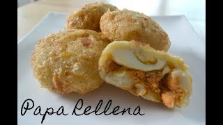 Papa Rellena Con Pollo  Cocina Típica Peruana [upl. by Gylys]