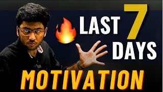 Last 7 Days HARSH Motivation 🔥  Boards Motivation Video For All Students [upl. by Trbor]