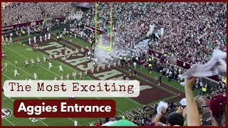 2024 Texas AampM Football Entrance vs Notre Dame With Power [upl. by Larok]