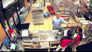 Robbery at Convenience Store Caught On Video NR17006jh [upl. by Aivonas]