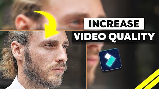 How to INCREASE VIDEO QUALITY On Filmora 13 [upl. by Geminian38]