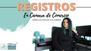 REGISTROS EN CAMARA DE COMERCIO  REGISTROS PARA LICITAR  RUP  REGISTRO MERCANTIL  RENOVACIONES ⭕ [upl. by Akimyt]