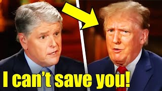 Hannity PANICS as Trump CRUMBLES in Stunning Interview TOTAL NIGHTMARE [upl. by Amalle708]