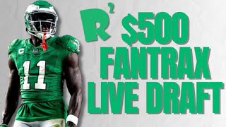 500 Fantrax Live Draft PPR  Drafting From the 4 Slot [upl. by Adelice589]