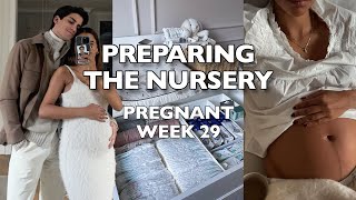 PREPARING OUR BABYS ROOM WEEK 29 UPDATE [upl. by Alyssa]