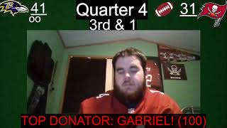 Buccaneers vs Ravens Buccaneers fan reaction and breakdown Buccaneers Bucs GoBucs Ravens [upl. by Nero]