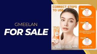 🔴GMEELAN Gluta Facial Whitening Lazy Cream Moisturizing Brighten Skincare Day Cream‼️ [upl. by Halilad]