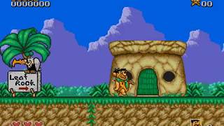 The Flintstones demo gameplay Sega Genesis  Mega Drive [upl. by Diamond]